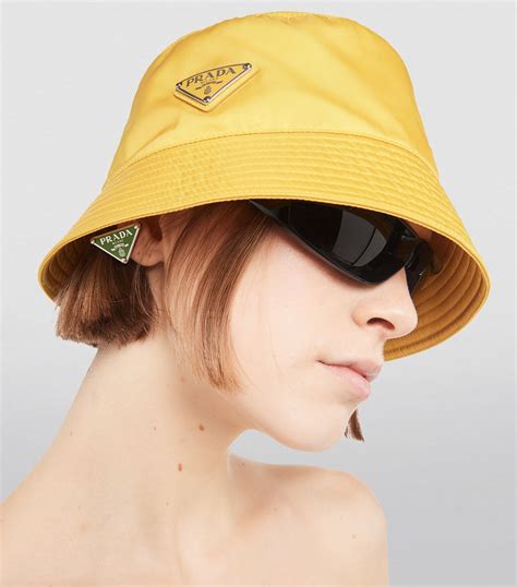 prada xl bucket hat|Prada bucket hat nylon.